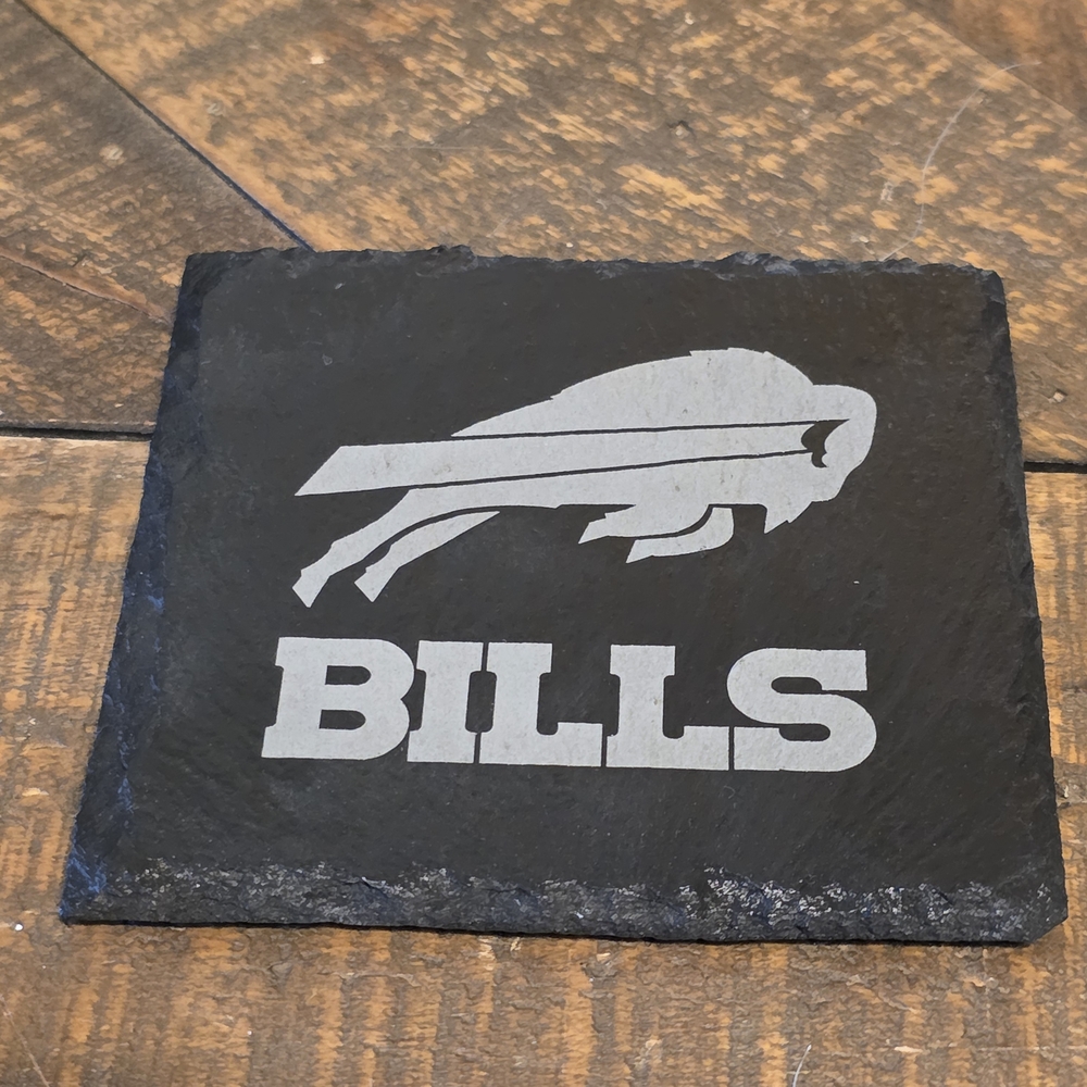 Buffalo Bills Slate Coasters - Multiple Designs - Set Of 4